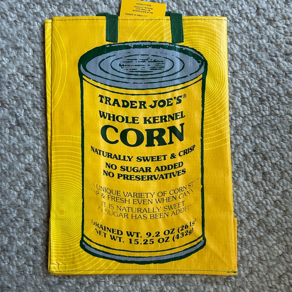 Trader Joe's Yellow Corn Bag